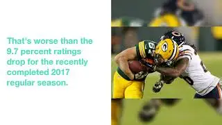 After lousy regular season, NFL's TV ratings worsen in wild-card playoffs