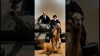 When Trump Meets Ayatollah 😲🔥 | Unexpected Twist #funnyshorts #trump #trendingshorts #viralshorts
