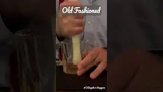 Cocktail Making/Old Fashioned バーテンダーがカクテルを作っていく