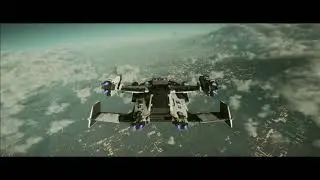 Star Citizen: Flying to and walking around Area18