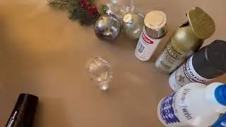 Easy DIY Mercury Glass Ornament