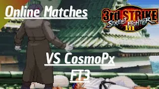 Street Fighter III: 3rd Strike (Fightcade 2): JokerMiles27(Q) VS CosmoPx(RY) (FT3)