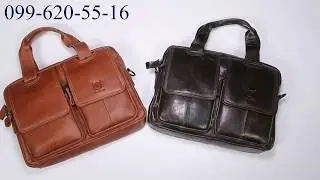 BULLCAPTAIN 2019 Men leather bag briefcase Кожаная сумка портфель