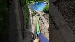 Roll up #satisfying #pool #water #truck
