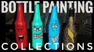 Bottle Painting Collection | Bottle Art | By Jiffin George