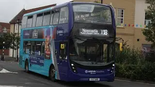 Rare Allocation | Route X18: 7544/YX17NNR - ADL Enviro 400 MMC