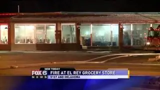 Fire at El Rey store
