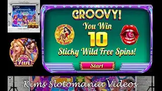 *69Fun, Sticky Wild Free spins #Slotomania