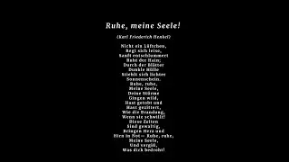 Jelena Kordic sings “Ruhe, meine Seele!” by Richard Strauss