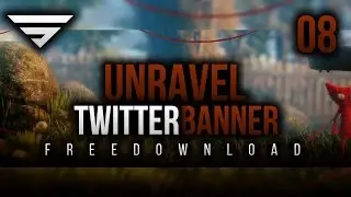 Unravel Twitter Banner Template | Free Download | Photoshop CC