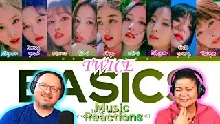 Twice &laquo;Basics&raquo; (лирическое видео с цветной кодировкой) | Реакция пар!