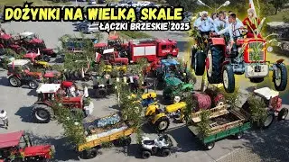 Dożynki Łączki Brzeskie 2025 🚜🌾 Parada ciągników przez całą wieś 🧑‍🌾 Podkarpackie się bawi !!