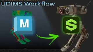 How to Setup UDIMS and Import them into Substance Painter
