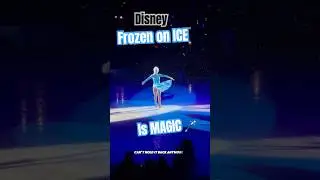 FROZEN ON ICE 🧊 MAGICAL ! #incredible #disneyfans #disneyonice #elsa #frozen #letitgosong