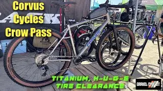 Велосипеды Corvus Cycles Crow Pass: титан с огромным зазором для шин