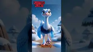 Spooky Animal Sounds Song Winter  Crocodile, Cheetah & Ostrich Fun for Kids!