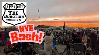 Drum Circle at the Magic Circle?! 2026 NYE Bash at La Posa South LTVA Ft. The Bus Kings | Quartzsite