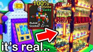 Using SECRET For 100% DIVINE BRAINROTS in Escape Tsunami For Brainrots
