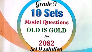Class 9 Science Neema publication Model Set9 solution #science9th #pabson #npabson 