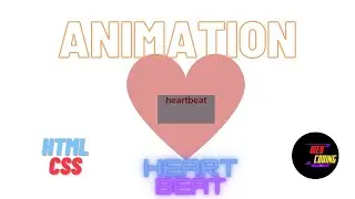 html css heart beat animation