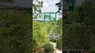 Ziplining SCAPE PARK 🔥 | Punta Cana, Dominican Republic 🏝️ #travel #entertainment