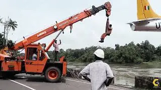 Installing A Jet Plane In Piravom