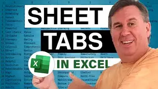 Excel - Mastering Excel: Maximizing Sheet Tab Visibility & Easy Navigation - Episode 1160