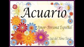Acuario! ♒💖Amor! Sabe y reconoce que eres lo mejor que le paso en la vida, pero... mira..