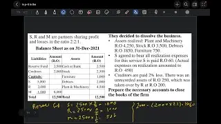 Corporate Accounting I - Dissolution الوصف تحت الفيديو مهم