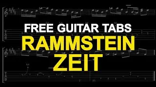 Rammstein - Zeit Guitar Lesson Tutorial