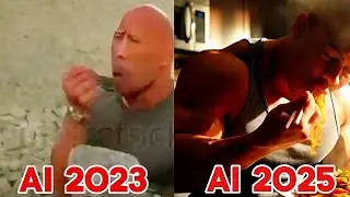 The Rock eating Rock | AI Evolution 2023-2025