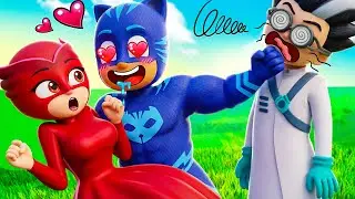 Catboy's Flirty Move: Love and Chaos in the PJ Masks World | PJ Masks Animation 🌙💘
