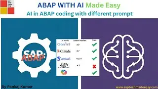 ABAP with AI - 1 | Creating ALV Report using Gemini 2.5  Part 1