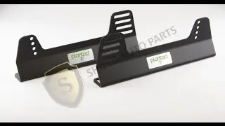 Planted Offset Universal Seat Side Mount - Black Powder Coated Steel - Part # PSOSSM-B
