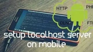 How to setup localhost server on mobile