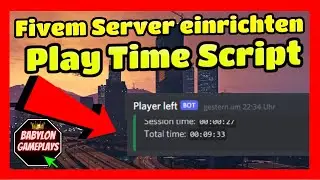 Fivem Server einrichten # 343 // New Playtime Script // EInf&uuml;gen & Installieren Tutorial ESX Fivem