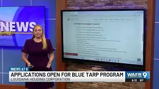 Applications open for Louisiana Blue Tarp Program