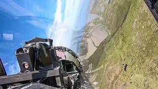F-15E low level flyover in Scotland (and Loch Ness!) - 494th Fighter Squadron