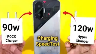 POCO F7 120w vs 90w Fast Charging SpeedTest Results 🔥🔥🔥 #pocof7