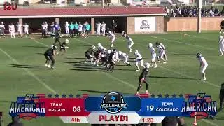 TEAM OREGON VS TEAM COLORADO 13u D1 ALL AMERICAN BOWL GAMES 2026
