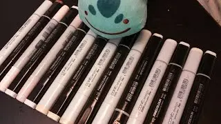 copic & finecolour marker skin tone comparison