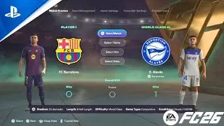 Fc 26 - Barcelona vs Deportivo | Ps5 Full Match [4K60]