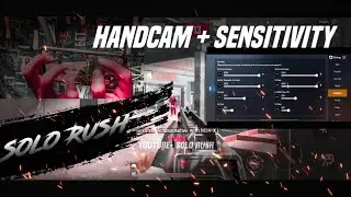 !! Solo Rush !! Handcam+Sensitivity & setting  ||