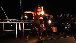 Beltane Fire Society on the Fire Stage
