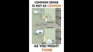 common sense is not common #shorts motivational quotes