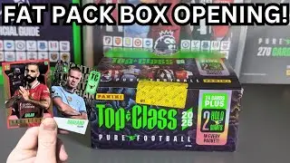 NEW PANINI PREMIER LEAGUE TOP CLASS FAT PACK BOX OPENING! FULL BOX RIP! 10 HUGE FAT PACKS OPENED!