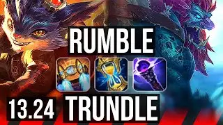 RUMBLE vs TRUNDLE (TOP) | 8/1/8, 1000+ games | KR Master | 13.24