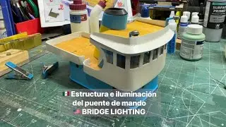Estructura e iluminación del puente de mando | Lámparas y detalles – Marina II