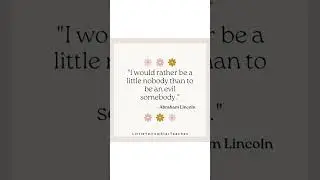 Choosing Integrity Over Fame | Inspiring Quote by Abraham Lincoln
