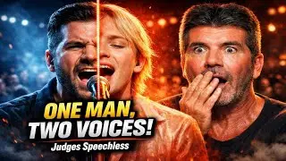 One Man, Two Voices SHOCKS Everyone | Impossible Dual Voice Performance Leaves Judges Speechless
